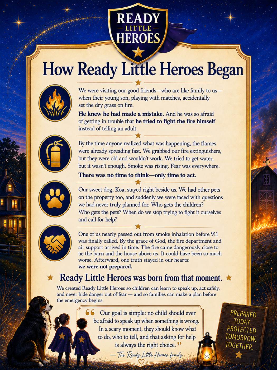 How Ready Little Heroes Began story poster