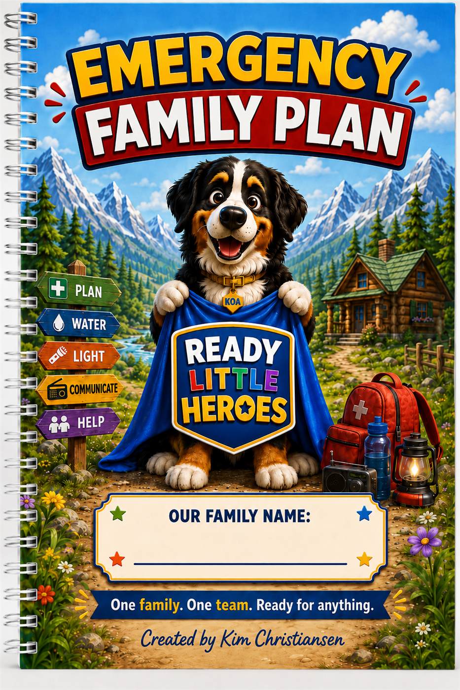 Ready Little Heroes Family Preparedness Plan