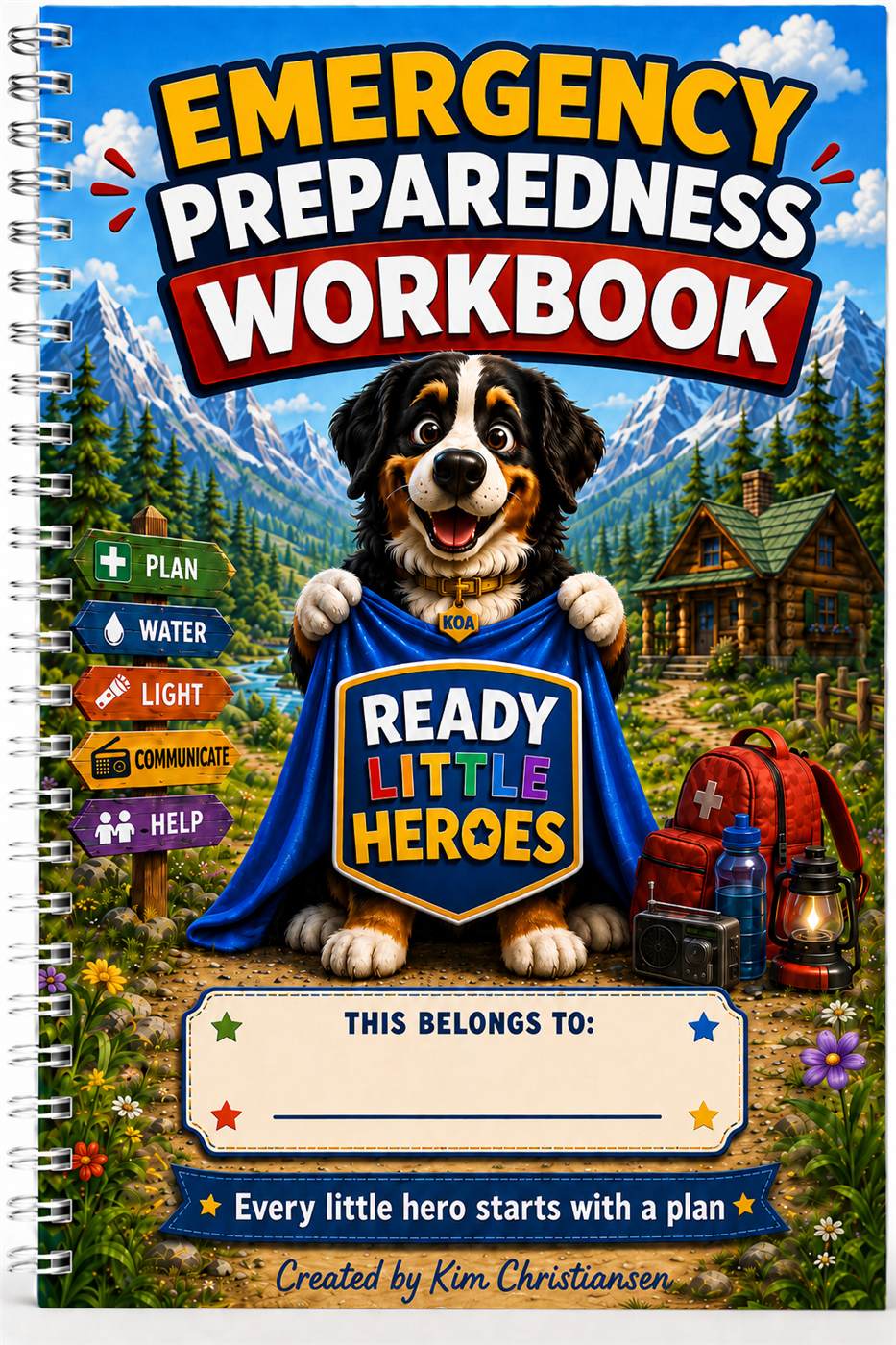 Ready Little Heroes Emergency Preparedness Workbook